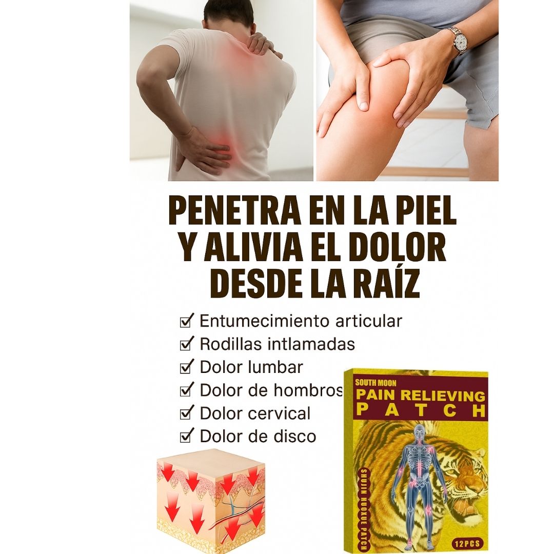 Parche Alivio Oriental – Terapia Herbal para Dolor Muscular y Articular