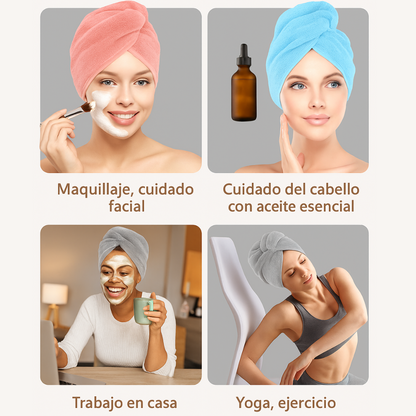 Toalla de microfibra para el cabello