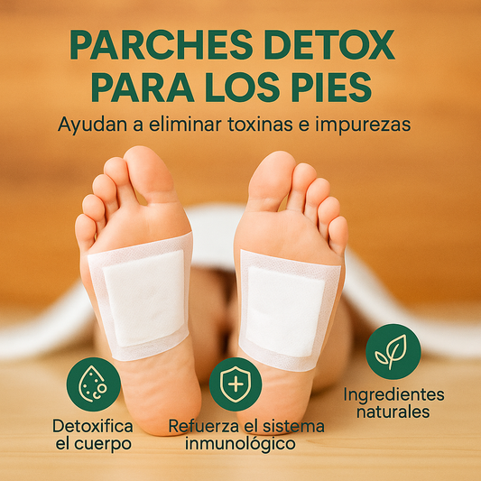 Parches desintoxicantes para pies