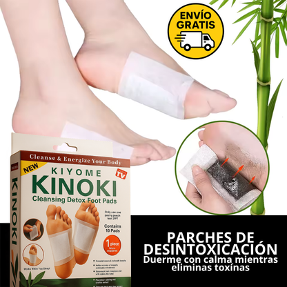 Parches desintoxicantes para pies