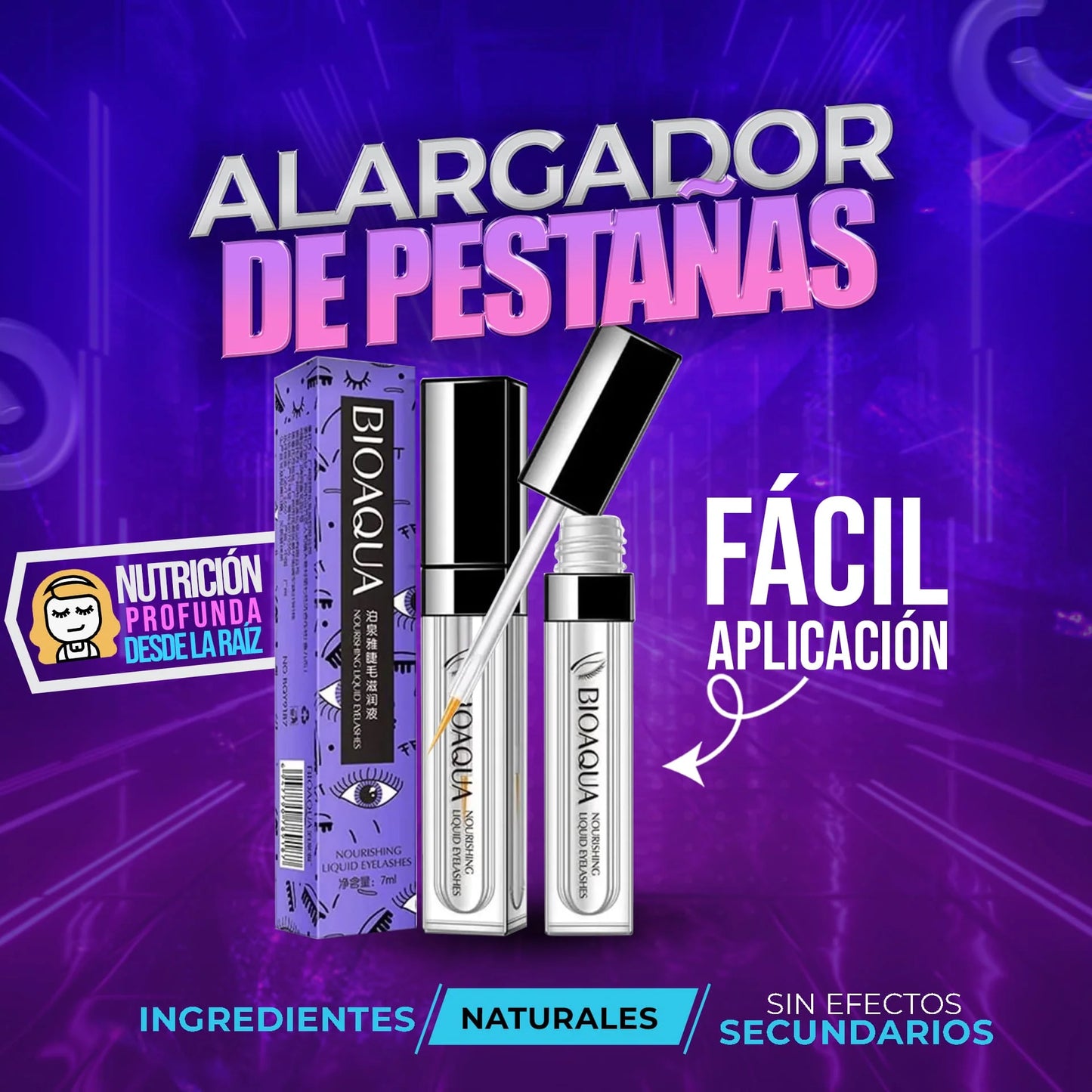Bioaqua Serum Crecimiento Pestañas