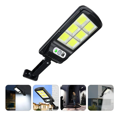 Farola Solar LED con Sensor de Movimiento y Control Remoto