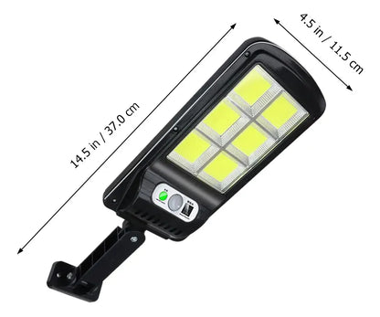Farola Solar LED con Sensor de Movimiento y Control Remoto